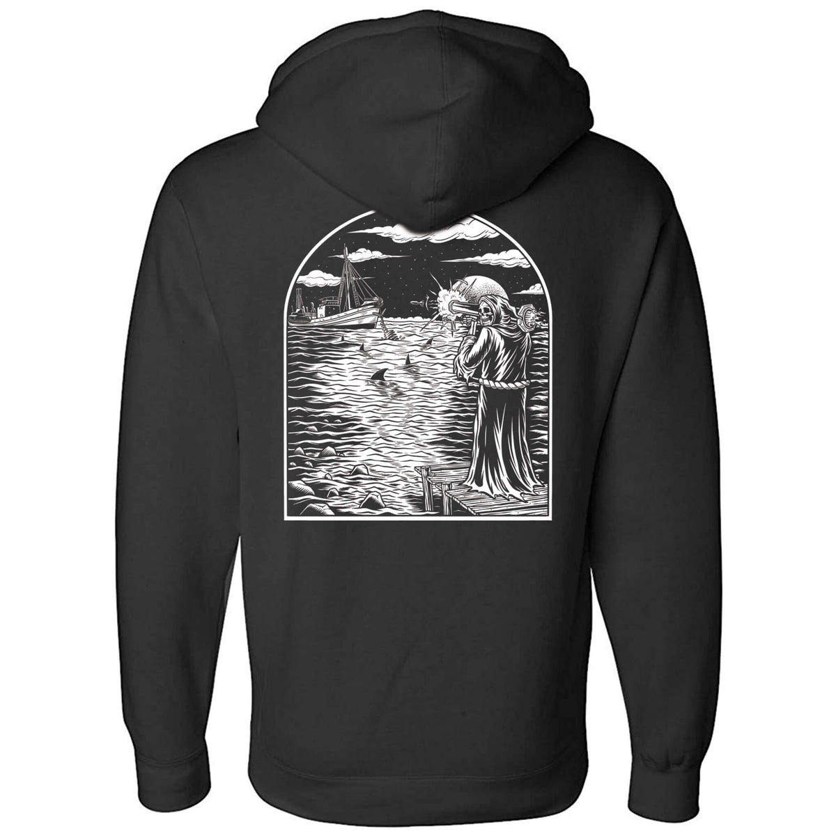 New Reaper Bazooka Hoodie Black Cove USA