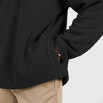 (New) Fleece 1/4 Zip - Black