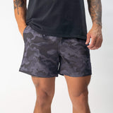 (New) Camo Shorts - Black