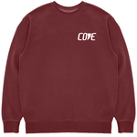 (New) Sharktooth Crewneck - Wine