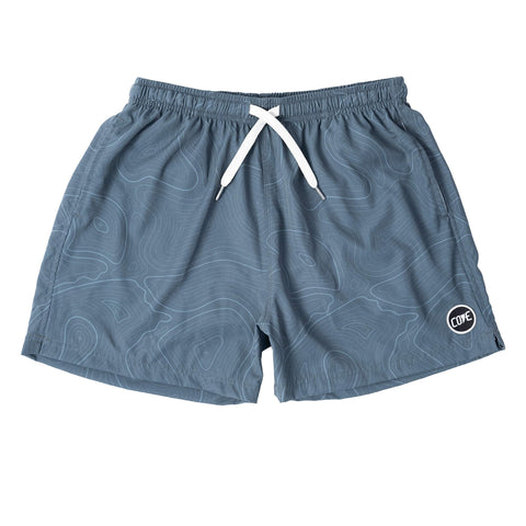 (New) Topo Camo Shorts - Blue